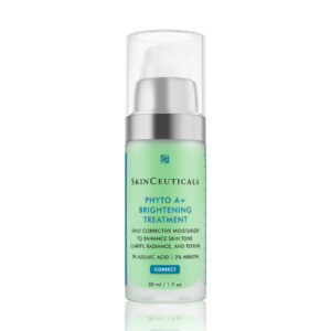 SkinCeuticals Phyto A+ Brightening Treatment 30 ml – let fugtighedscreme, der reducerer rødme, udjævner hudtonen og giver naturlig glød. Indeholder azelainsyre og arbutin. Gratis fragt hos Pretty Please.